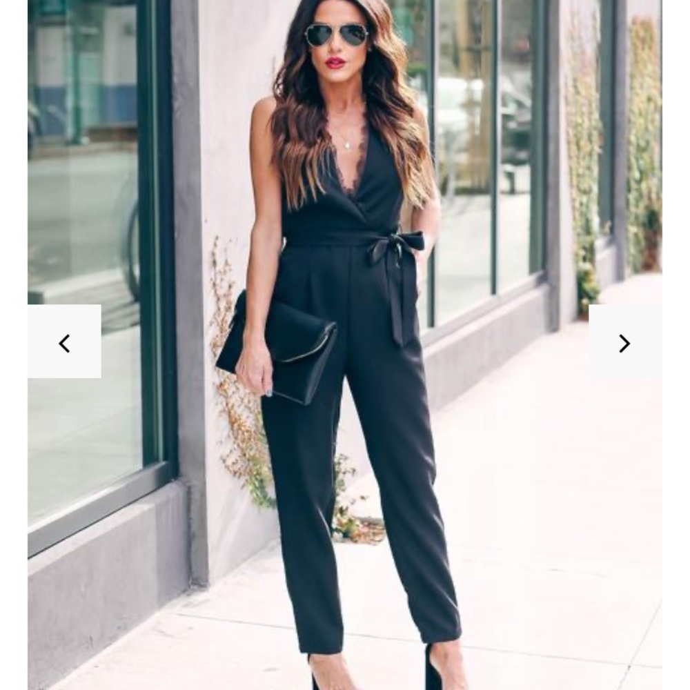 Vici black jumpsuit